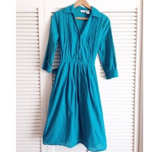 Newport News aqua vintage-style dress